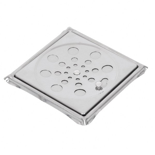 Grelha Quadrada em Aço Inox 11x11cm